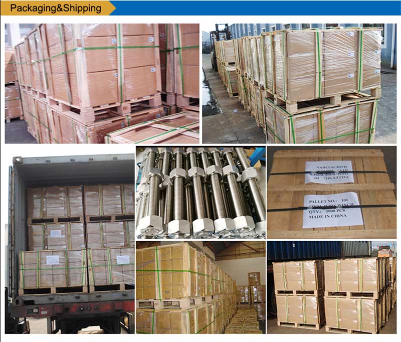 سٹینلیس اسٹیل کی فہرست بولٹس سکرو فاسٹنر پیکنگ۔