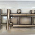 جوابی 316ti / en 1.4571 ، 317l / en 1.4438 سٹینلیس سٹیل کے پرزوں سے منسلک راڈ سیریز۔